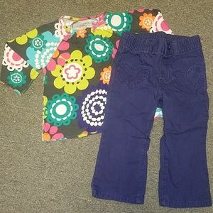 Like new baby girls sz 18 mos Carters outfit